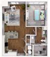 Oval Floor plan at Ellipse